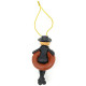 Alsatian pendant light sitting in a pretzel