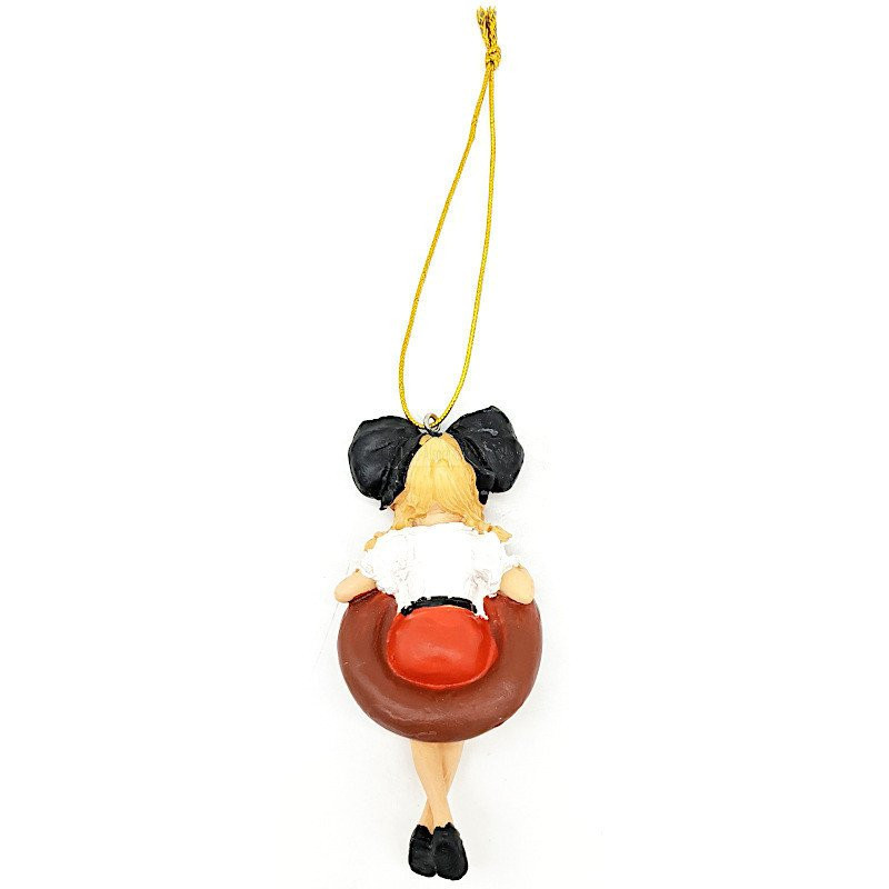 Alsatian pendant light seated in a pretzel