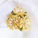 Broche dorée Fantaisie 3 Marguerites
