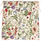 Galette de Chaise confortable motif Fleurs du Jardin
