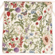 Bequeme Stuhlrolle mit Gartenblumenmotiv
