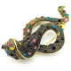 Brooch aged metal Fantasy Cobra Snake