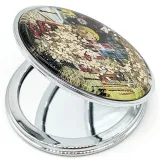 Miroir de Sac Alsacien avec Paillettes marquage Alsace