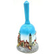 Glänzend lackierte Dörfer d'Alsace Resin Bell