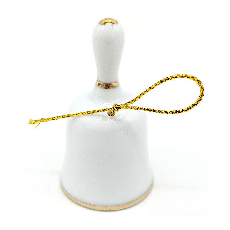 Cloche en Céramique liseret Or décor Alsace
