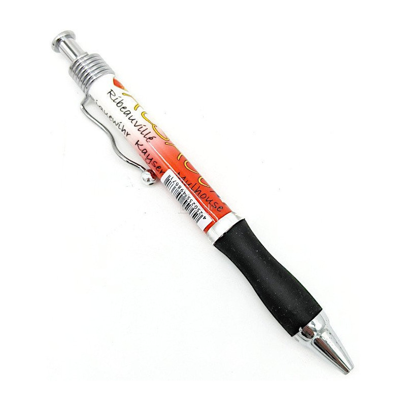 Alsace red and white ballpoint pen Alsatian Cities