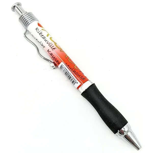 Alsace red and white ballpoint pen Alsatian Cities
