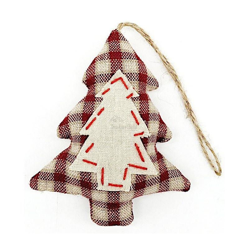 Alsatian fir upholstered in fabric to hang