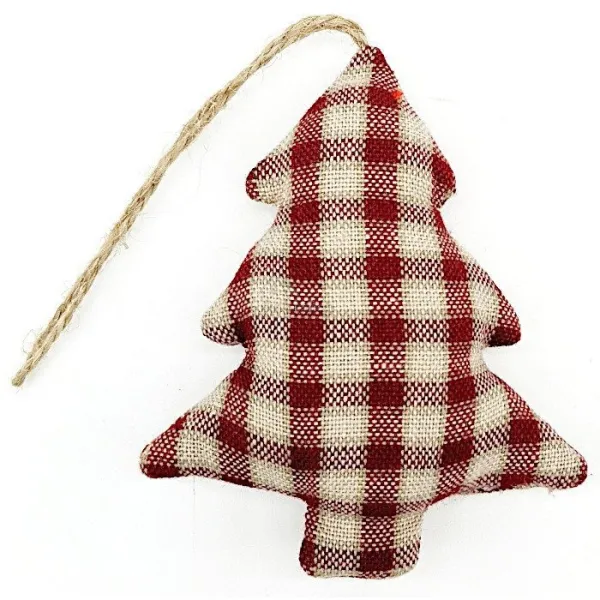 Sapin d'Alsace rembourré en Tissus étoffe à suspendre