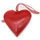 Coeur décoratif Métal Rouge Alsace et ruban Vichy