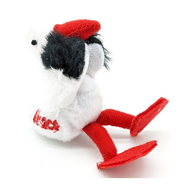 Peluche Cigogne d'Alsace Brodée Alsace 9 cm
