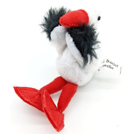 Peluche Cigogne d'Alsace Brodée Alsace 9 cm