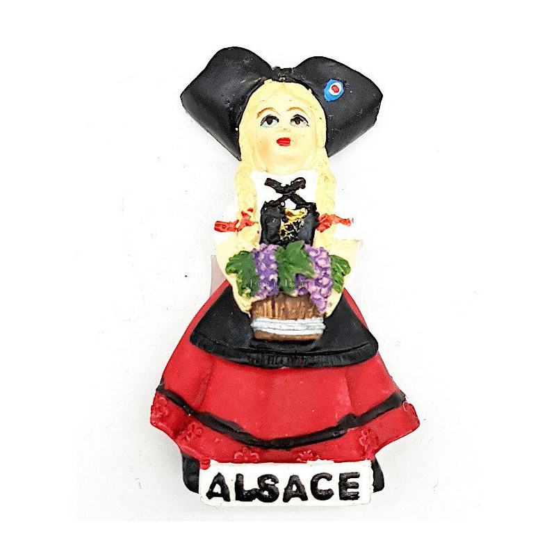 Alsatian Girl Decorative Magnet