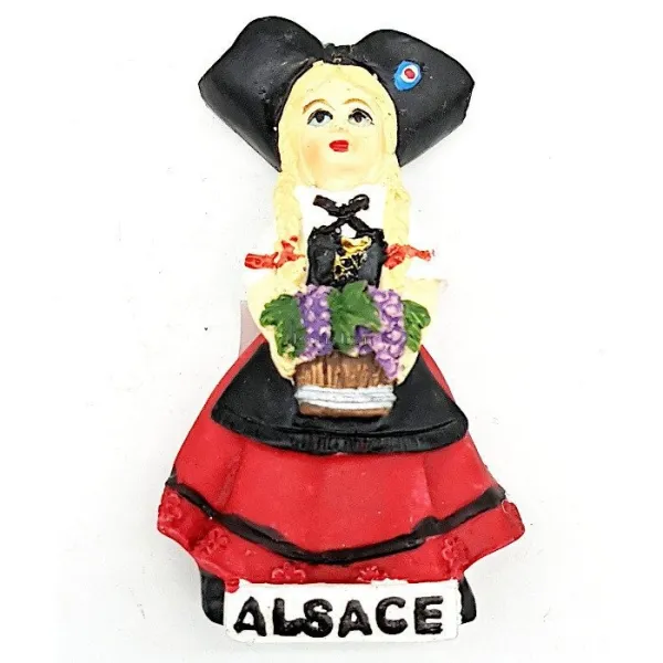 Alsatian Girl Decorative Magnet