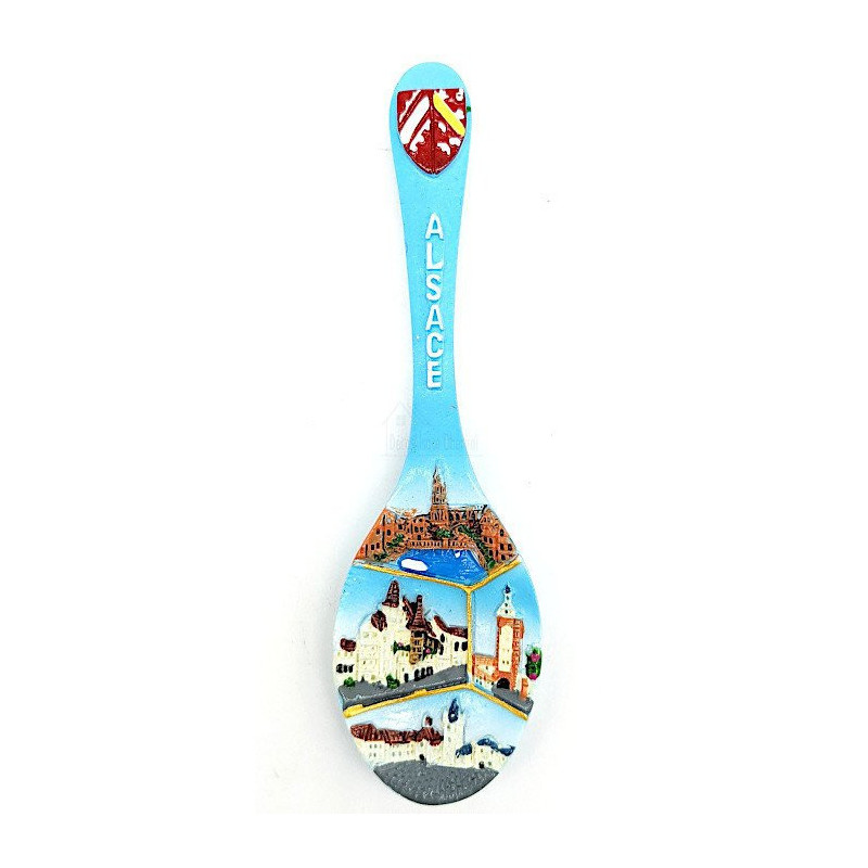 Decorative Alsatian Spoon Magnet with Coat of Arms