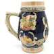 Domed Beer Mug in Faience decor Cities of Alsace 50 cl