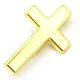 Broche Fantaisie métal dorée Croix