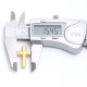 Gold Metall Fancy Brosche Kreuz