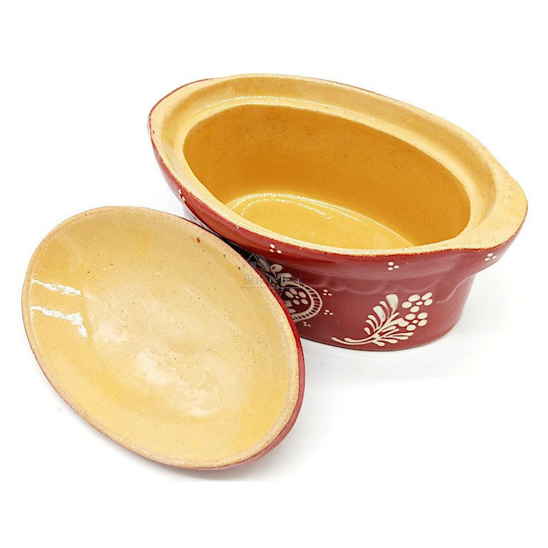 Terrine Baeckeoffe Soufflenheim red Heart 21cm