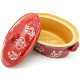 Terrine Baeckeoffe Soufflenheim red Heart 30 cm