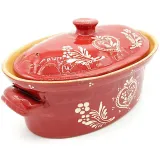 Terrine Baeckeoffe Soufflenheim rot Herz 30 cm