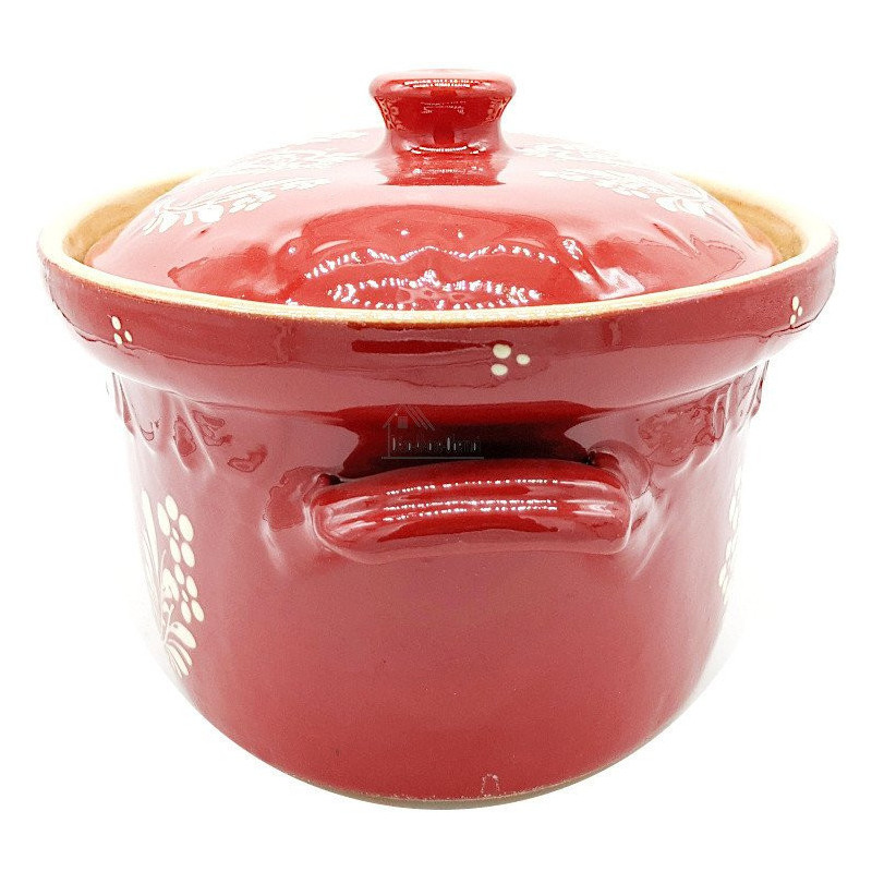 Terrine à Baeckeoffe Soufflenheim rouge Coeur 40 cm