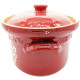 Terrine à Baeckeoffe Soufflenheim rouge Coeur 40 cm