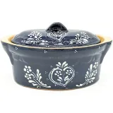 Soufflenheim Blaue Baeckeoffe Terrine Herz 21 cm