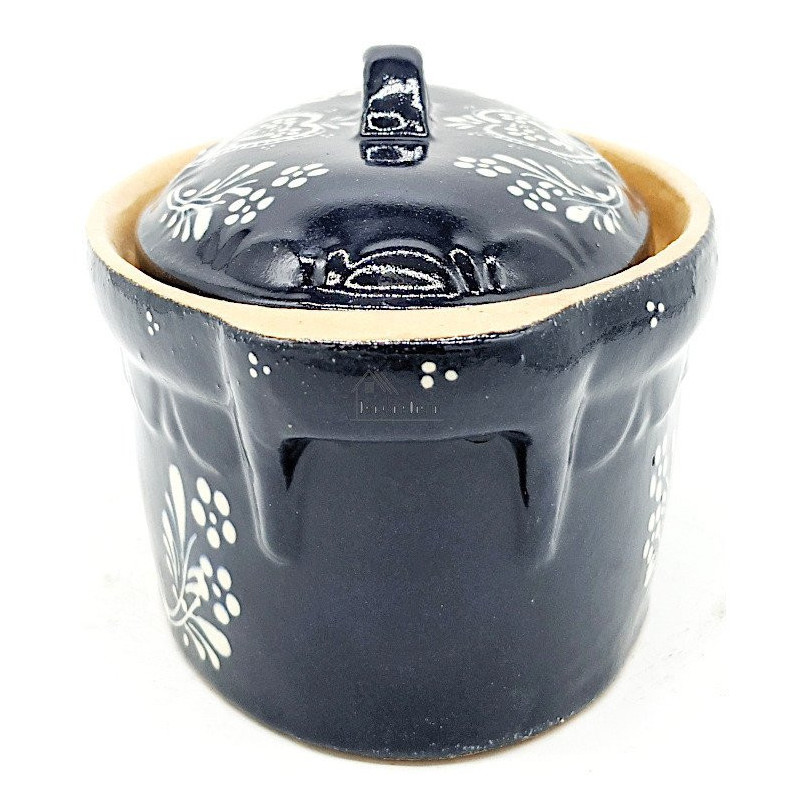 Soufflenheim Blaue Baeckeoffe Terrine Herz 21 cm