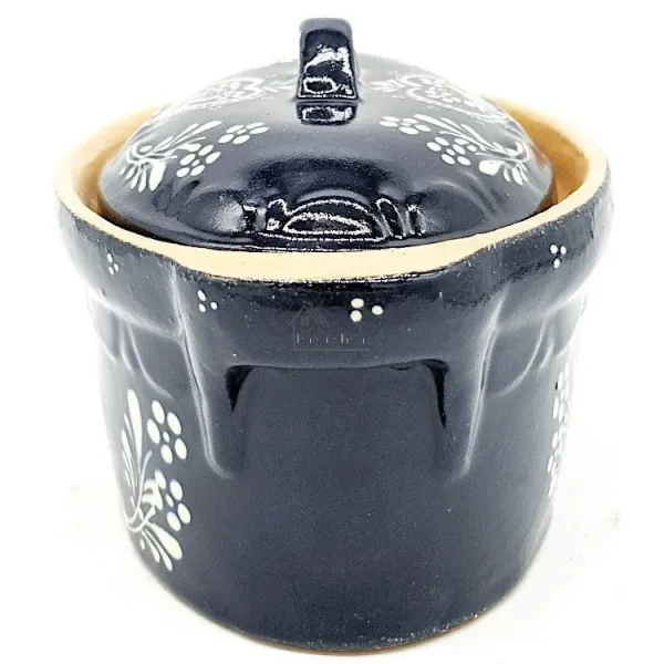 Soufflenheim Blaue Baeckeoffe Terrine Herz 21 cm