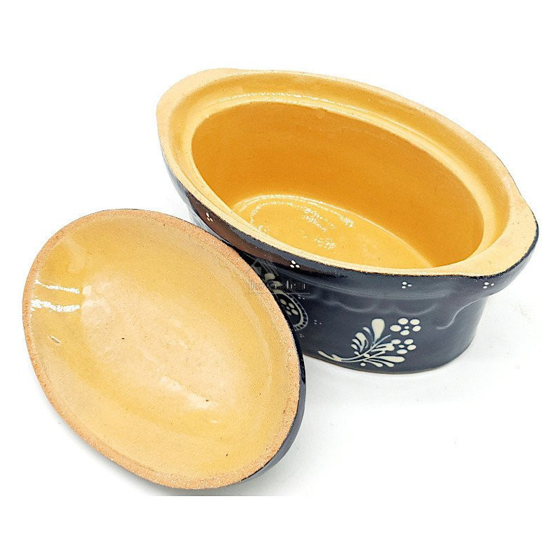 Soufflenheim Blaue Baeckeoffe Terrine Herz 21 cm