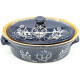 Soufflenheim Blaue Baeckeoffe Terrine Herz 30 cm