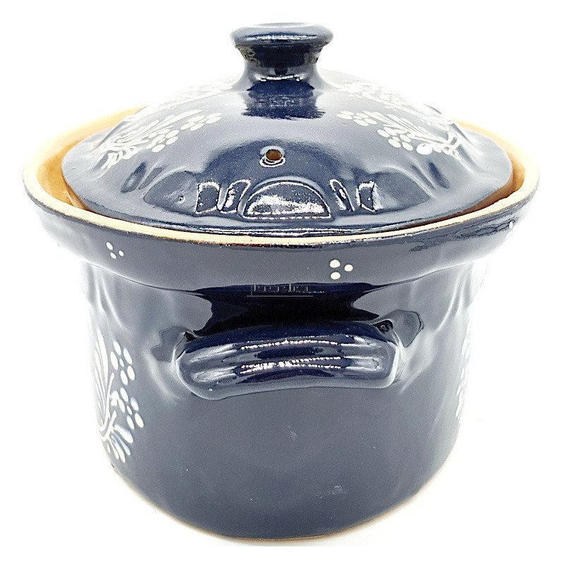 Soufflenheim Blaue Baeckeoffe Terrine Herz 30 cm
