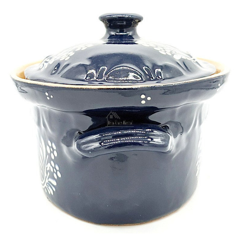 Terrine à Baeckeoffe Bleu de Soufflenheim Coeur 30 cm