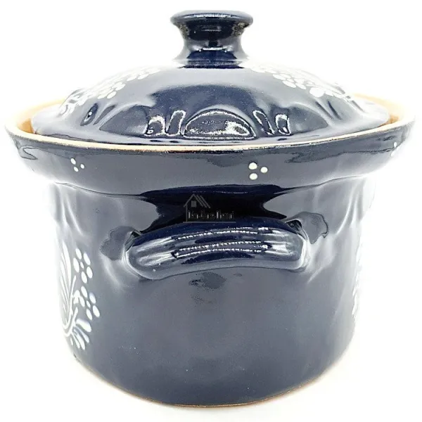 Soufflenheim Blaue Baeckeoffe Terrine Herz 30 cm