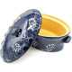 Soufflenheim Blaue Baeckeoffe Terrine Herz 37 cm