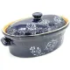 Terrine à Baeckeoffe Bleu de Soufflenheim Coeur 37 cm