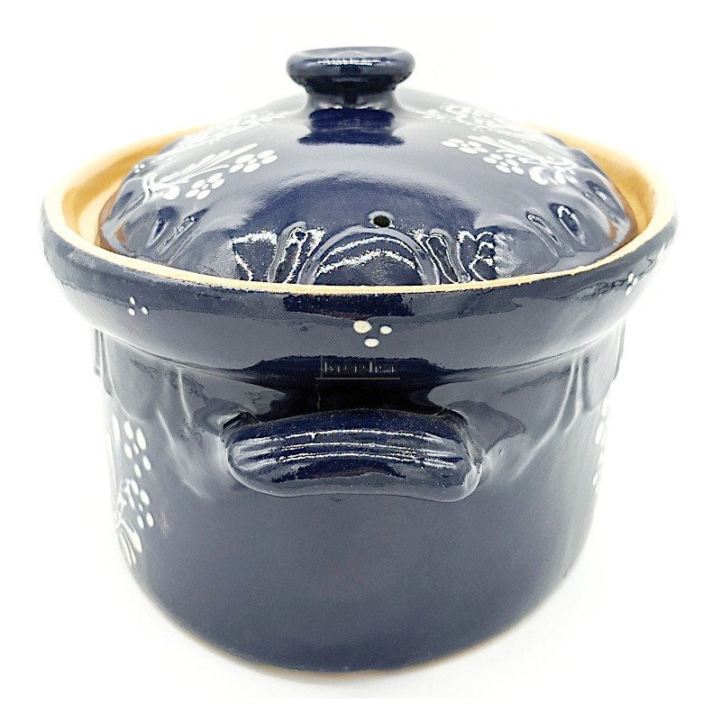 Soufflenheim Blaue Baeckeoffe Terrine Herz 37 cm