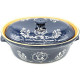 Soufflenheim Blaue Baeckeoffe Terrine Herz 40 cm