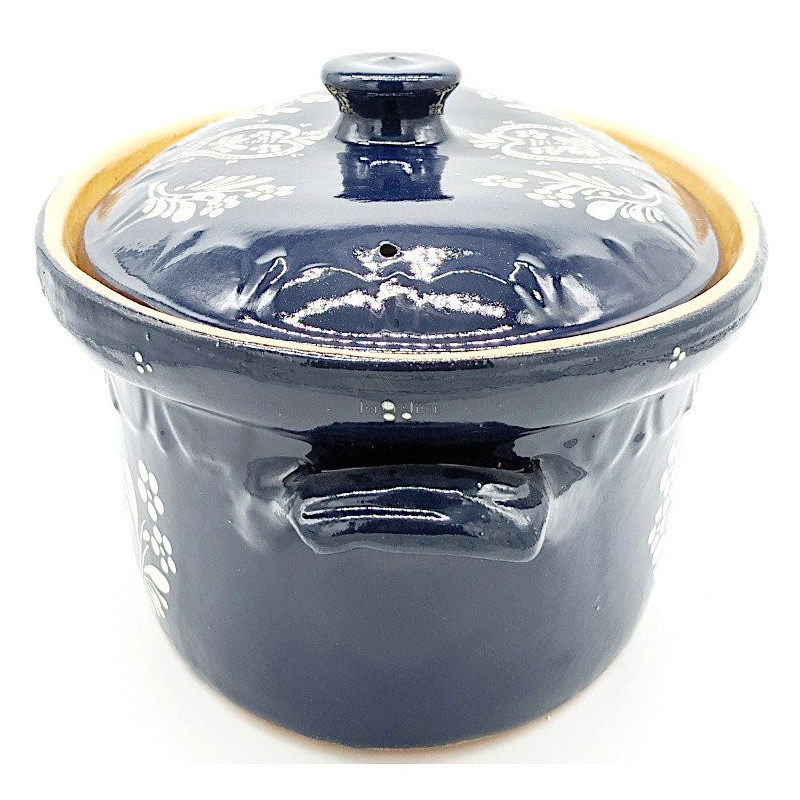 Soufflenheim Blaue Baeckeoffe Terrine Herz 40 cm