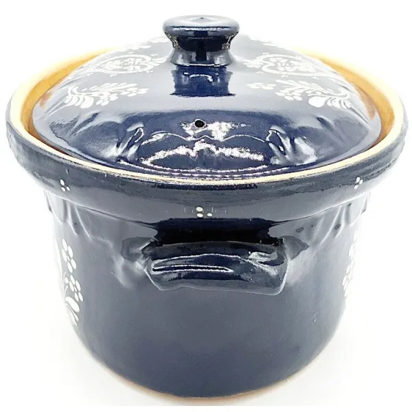 Soufflenheim Blaue Baeckeoffe Terrine Herz 40 cm