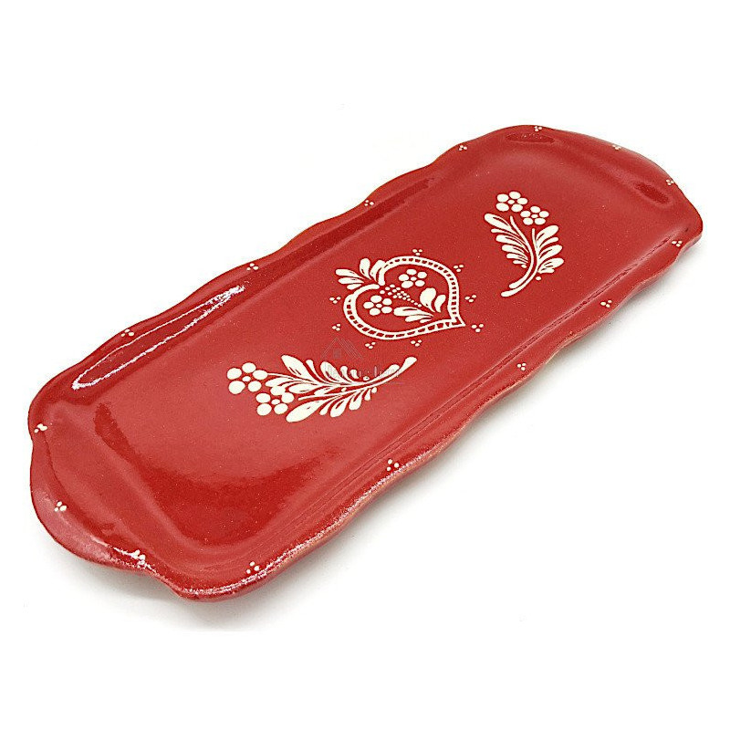 Cake dish Soufflenheim red Heart