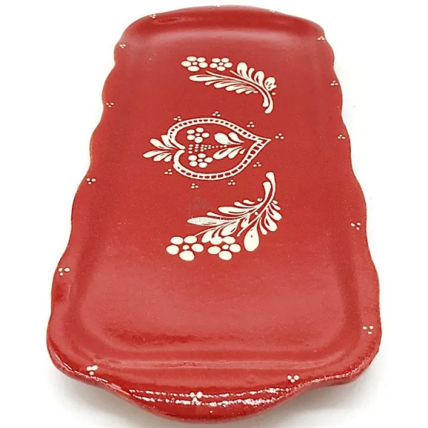 Plat à Cake Soufflenheim rouge Coeur