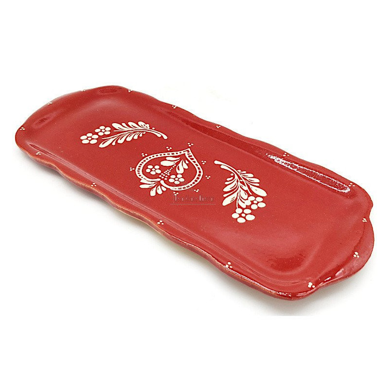 Plat à Cake Soufflenheim rouge Coeur