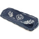 Blue Cake Dish from Soufflenheim Heart