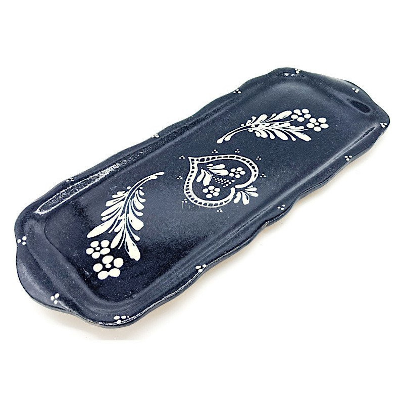 Plat à Cake Bleu de Soufflenheim Coeur