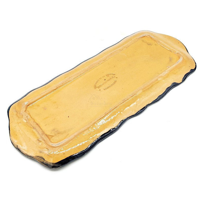 Plat à Cake Bleu de Soufflenheim Coeur