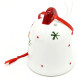 Maitele Ceramic Bell with Alsatian Gingerbread Decor