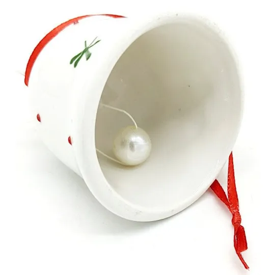 Keramische Bel Maitele met Peperkoek Alsatische Decoratie