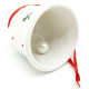Maitele Ceramic Bell with Alsatian Gingerbread Decor